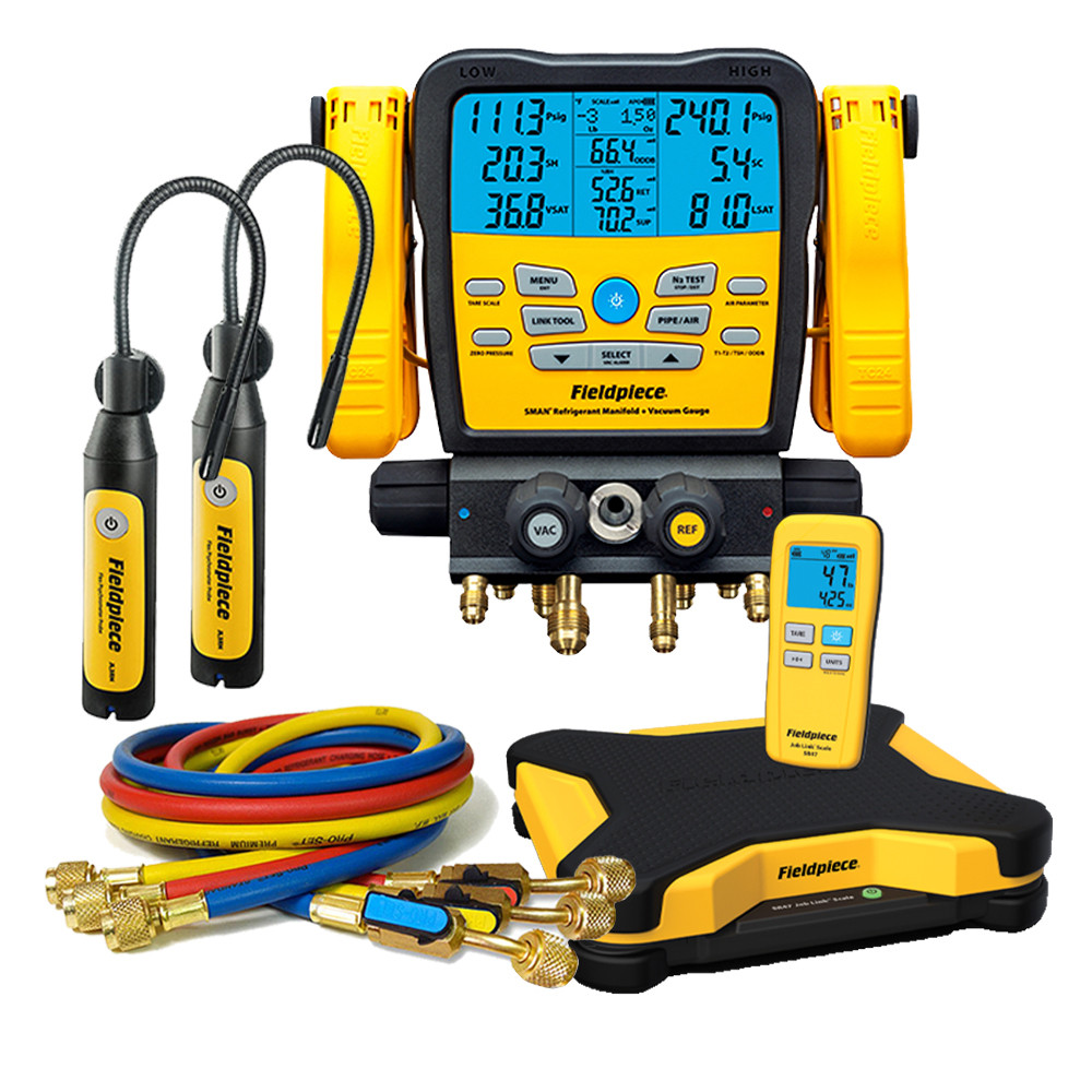 Fieldpiece Pro Wireless Manifold Kit by TruTech Tools