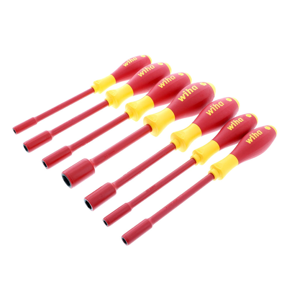 Wiha 32293 Insulated Metric Nut Driver 7 Piece Set