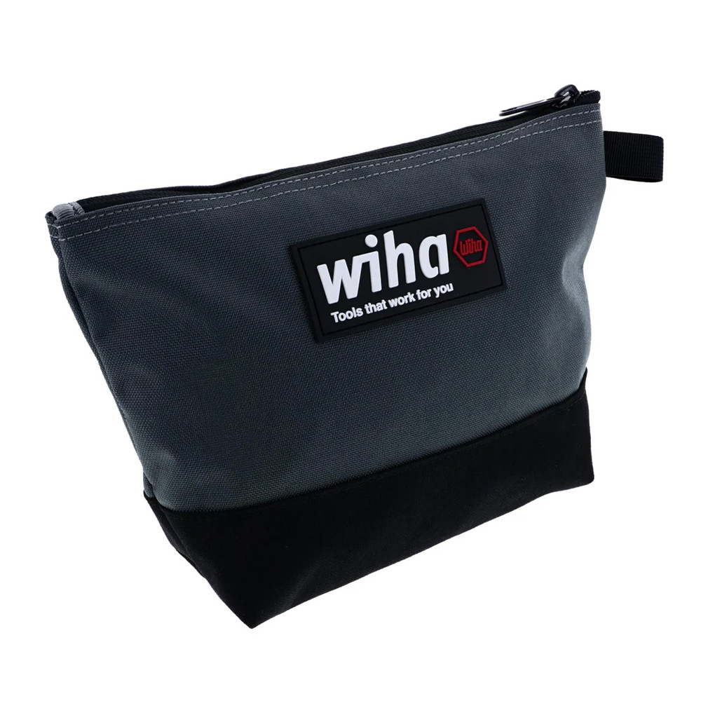 Wiha 91473 General Purpose Zipper Bag, Black/Grey