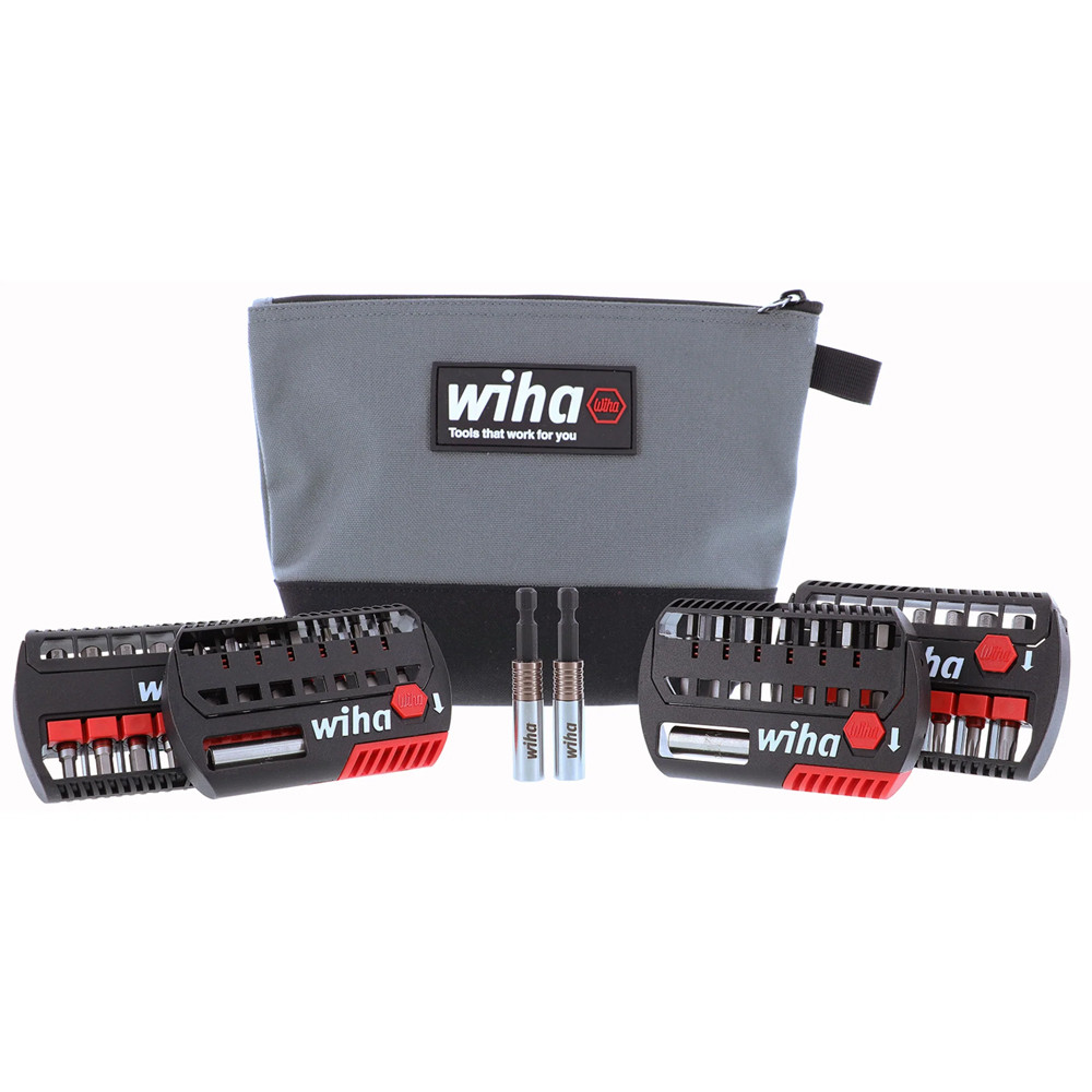 Wiha 76886 34 Piece Terminator Impact Bits Set with General