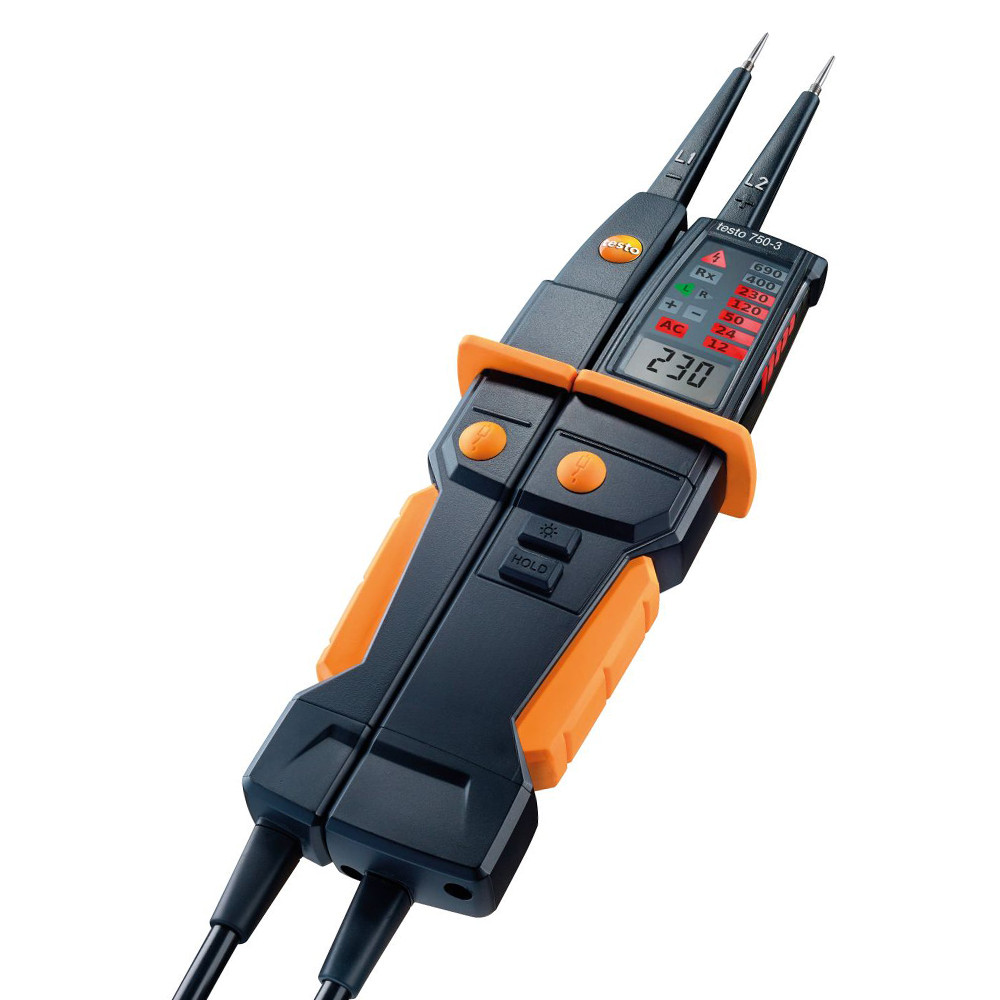 Testo 750-3 Digital Voltage Tester with GFCI Test