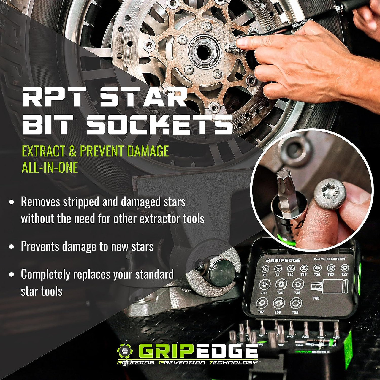 GripEdge 9-PC 1/4
