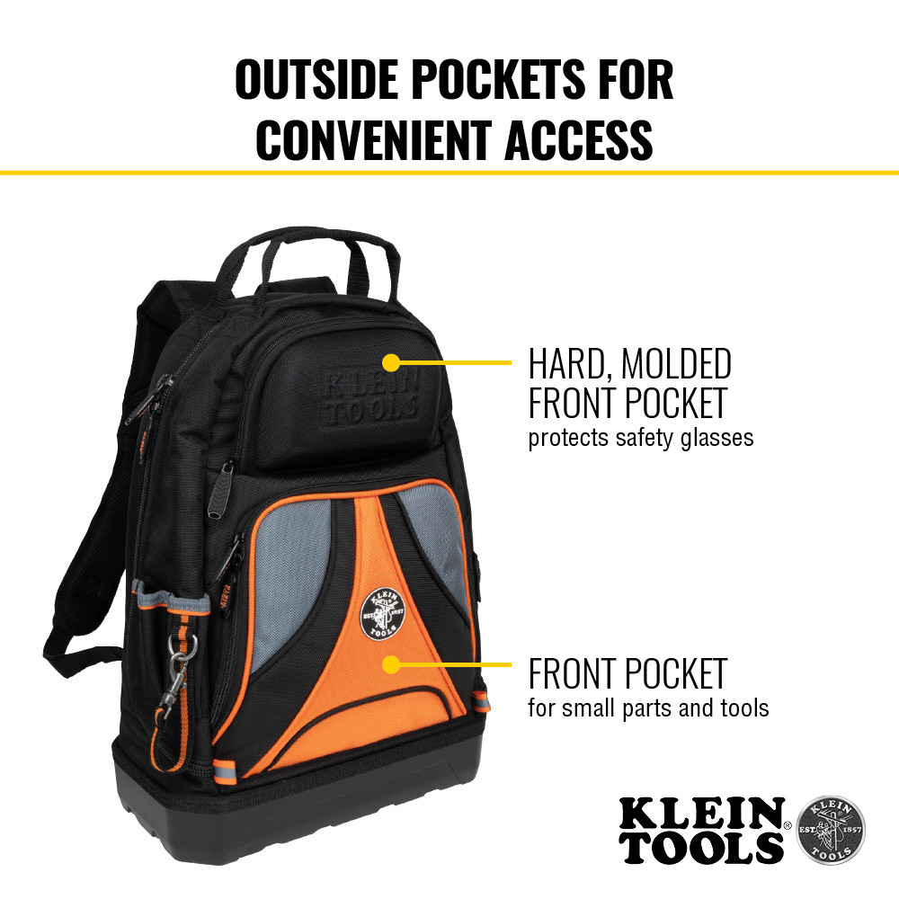 Klein Tools 55421BP-14 Tradesman Pro Backpack Tool Bag - 39