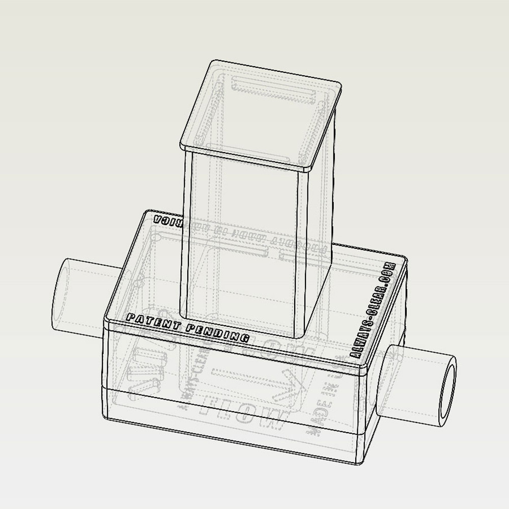 Always Clear AC-D Air Conditioning Drain Line Solution Device