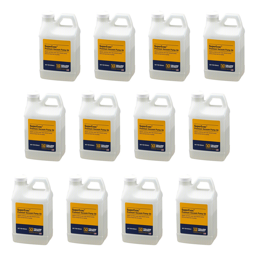 Yellow Jacket 93092 SuperEvac Quart of Vacuum Oil - 12 per Case
