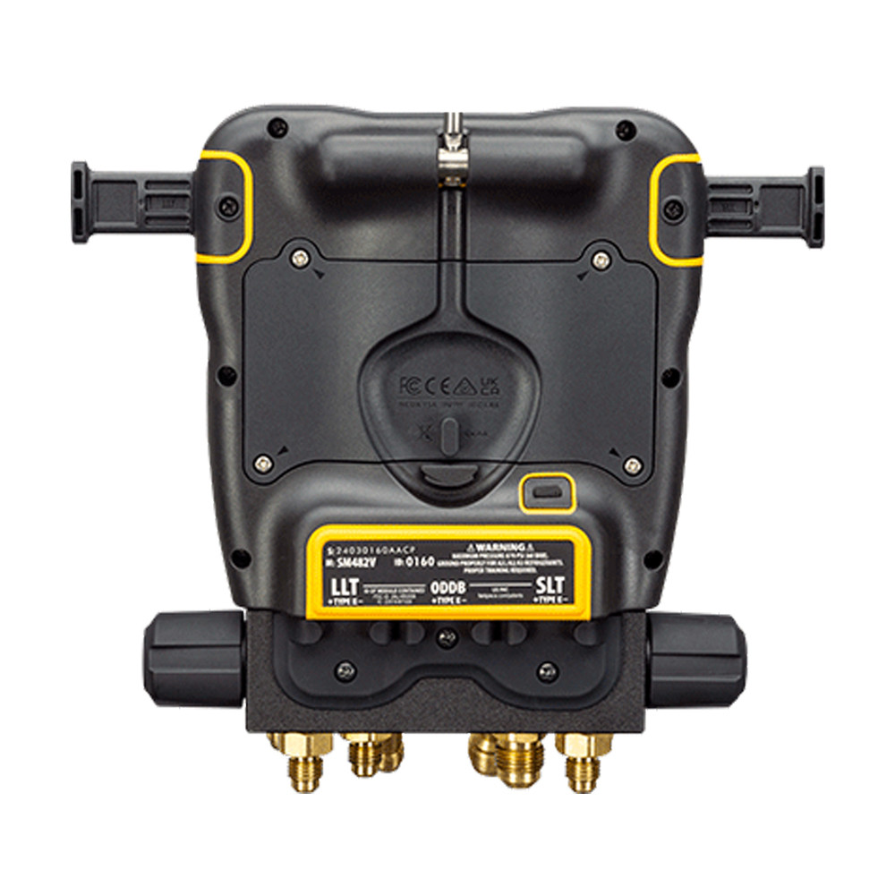 Fieldpiece SM482V 4-Port Digital Refrigerant Manifold A2L Compatible