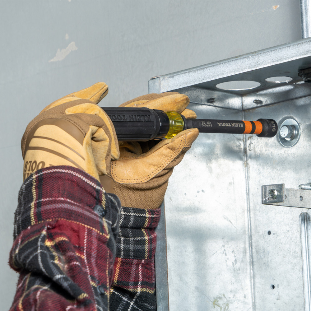 Klein Tools 32950 Hollow Magnetic Color-Coded Ratcheting Power Nut