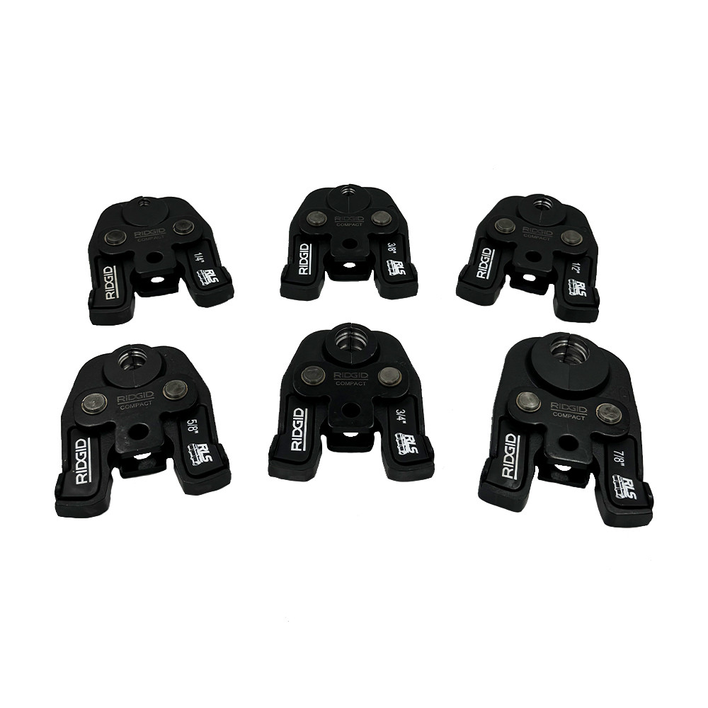 RIDGID RLS Refrigerant Copper Press Residential 6 Jaw Kit - 1/4