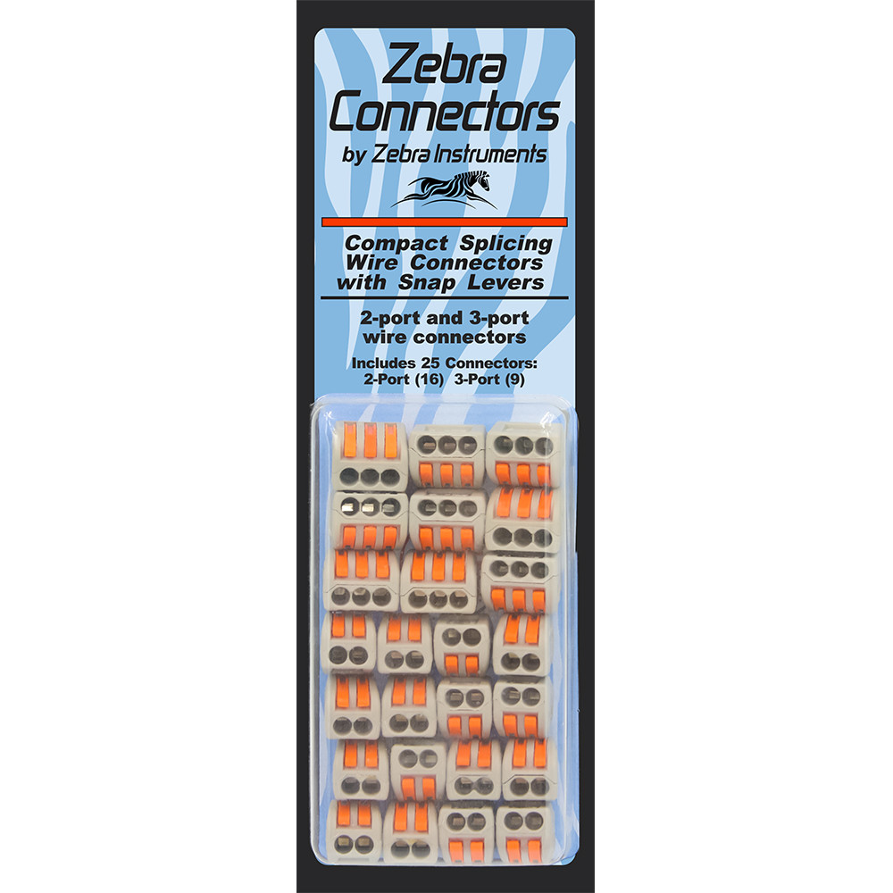 Leadjoy Saber Plus Magic Cap No2付 開封済み Zebra ZSLCK Compact Splicing Wire Connectors with Snap Levers