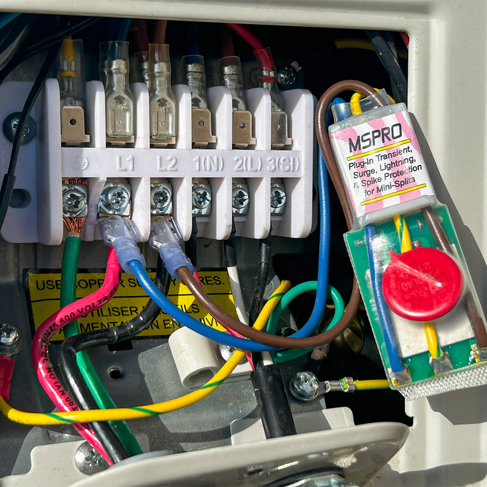 Zebra MSPRO Mini Split Surge Protector for 120V - 240V