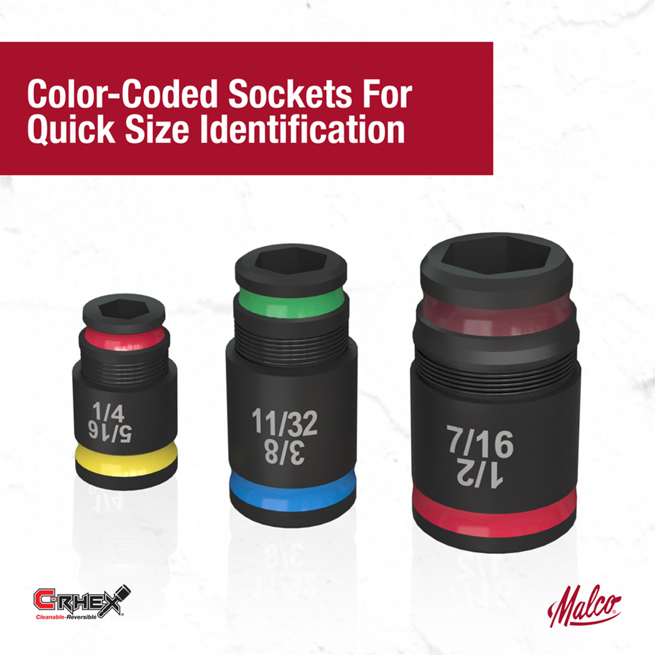 その他 moco Malco MTS2 7-in-1 C-RHEX Flip Bit Hex Sockets Square