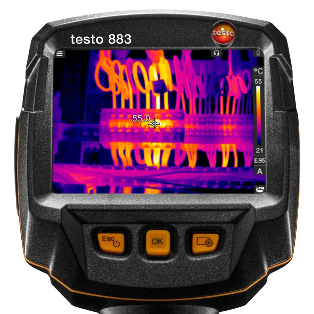 Testo 883-2 Thermal Imaging Camera, 320 x 240 IR Resolution plus