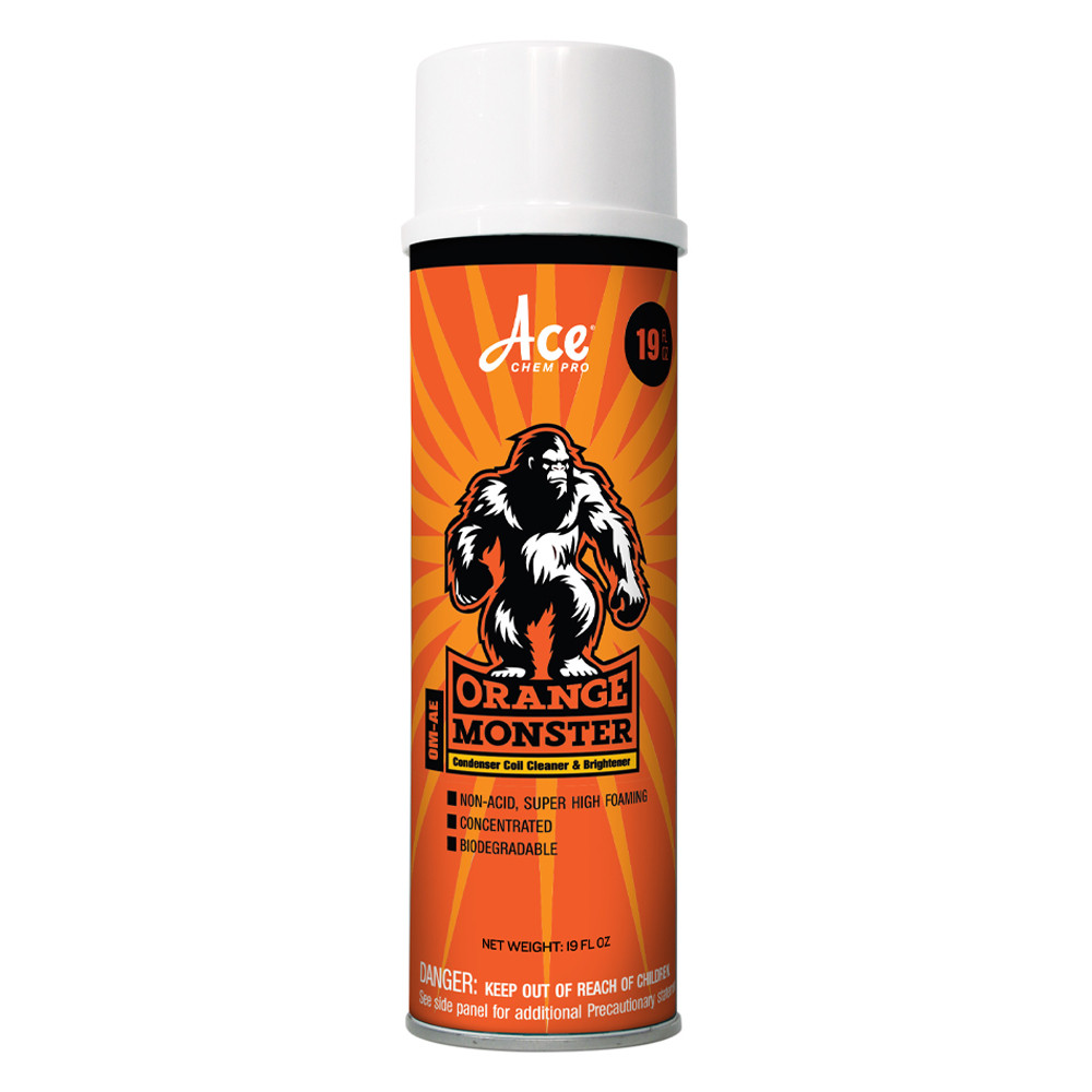 Ace Chem Pro Orange Monster Aerosol, Non-Acid High Foam Coil