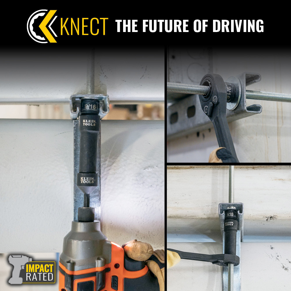 Klein Tools KNECT™ Complete Impact Pass Through and Flip Socket