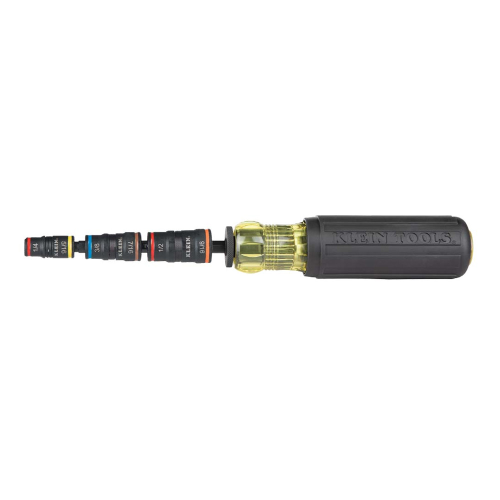 せーお Klein Tools 7-in-1 Impact Rated Flip Socket Driver Set with
