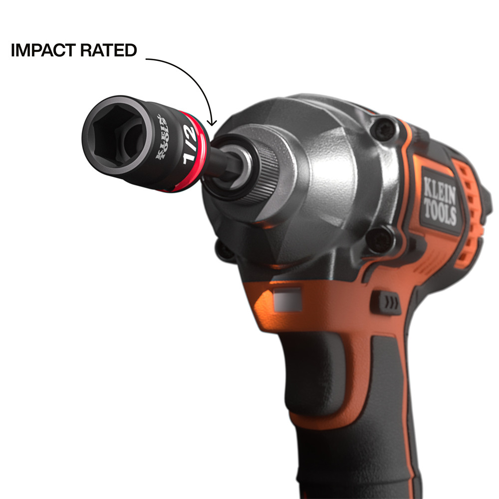 Klein Tools Grab-And-Go Impact Socket Hex Driver Set with Clip-On
