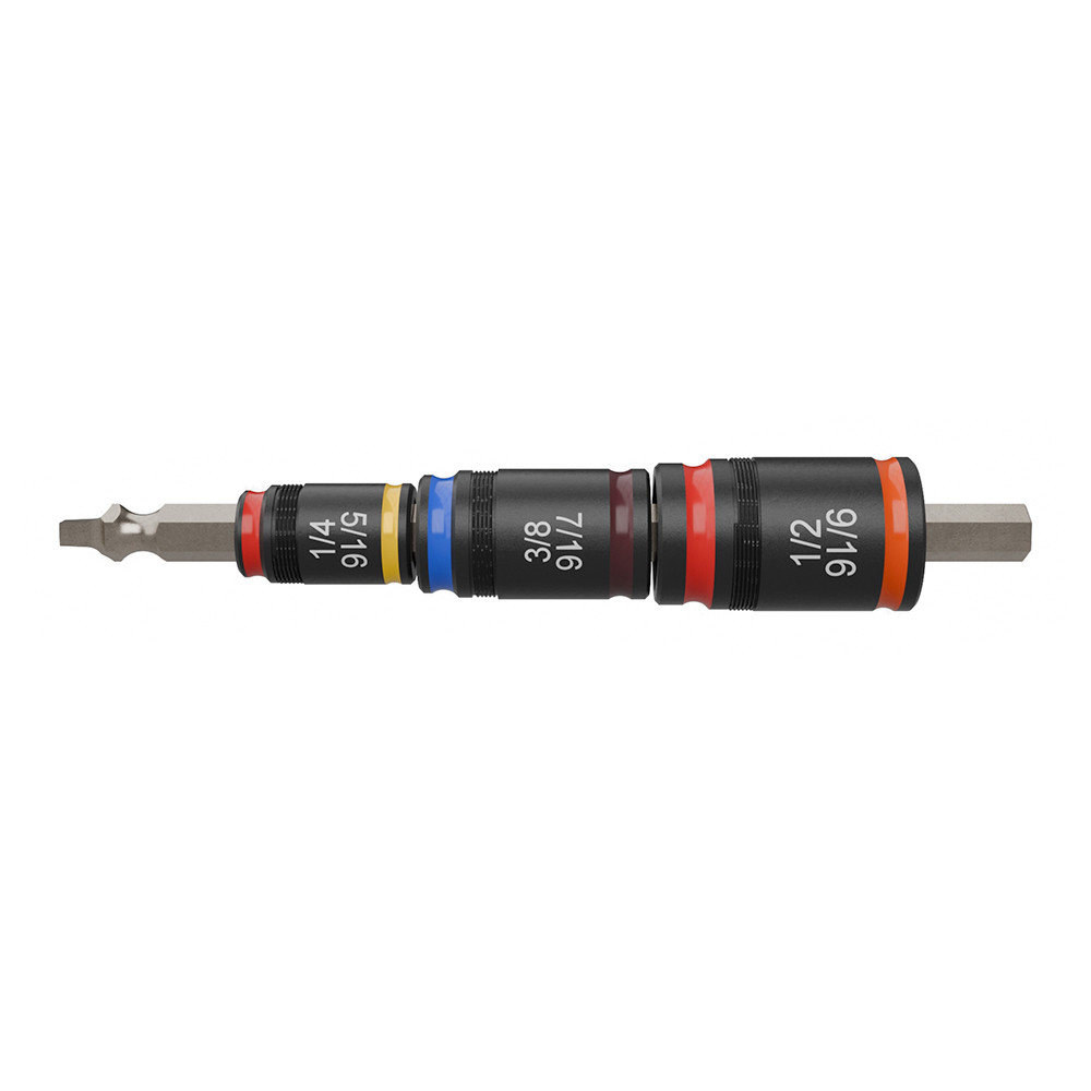 Malco MTS2A 7-in-1 C-RHEX Flip Bit Hex Sockets, 1/4