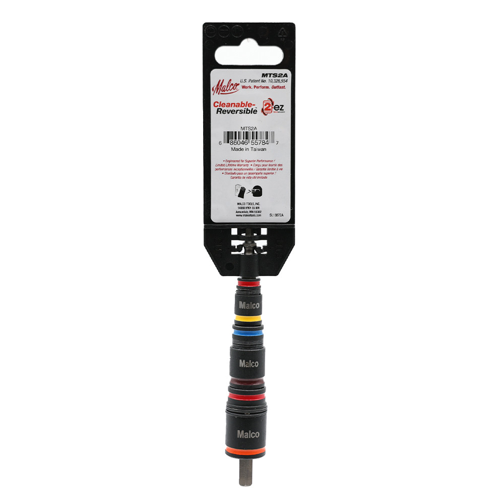 Malco MTS2A 7-in-1 C-RHEX Flip Bit Hex Sockets, 1/4