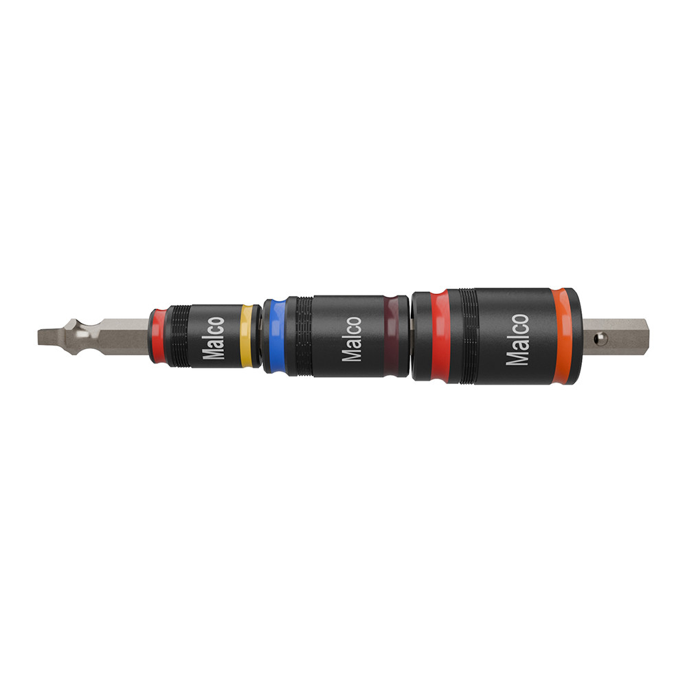 Malco MTS2A 7-in-1 C-RHEX Flip Bit Hex Sockets, 1/4