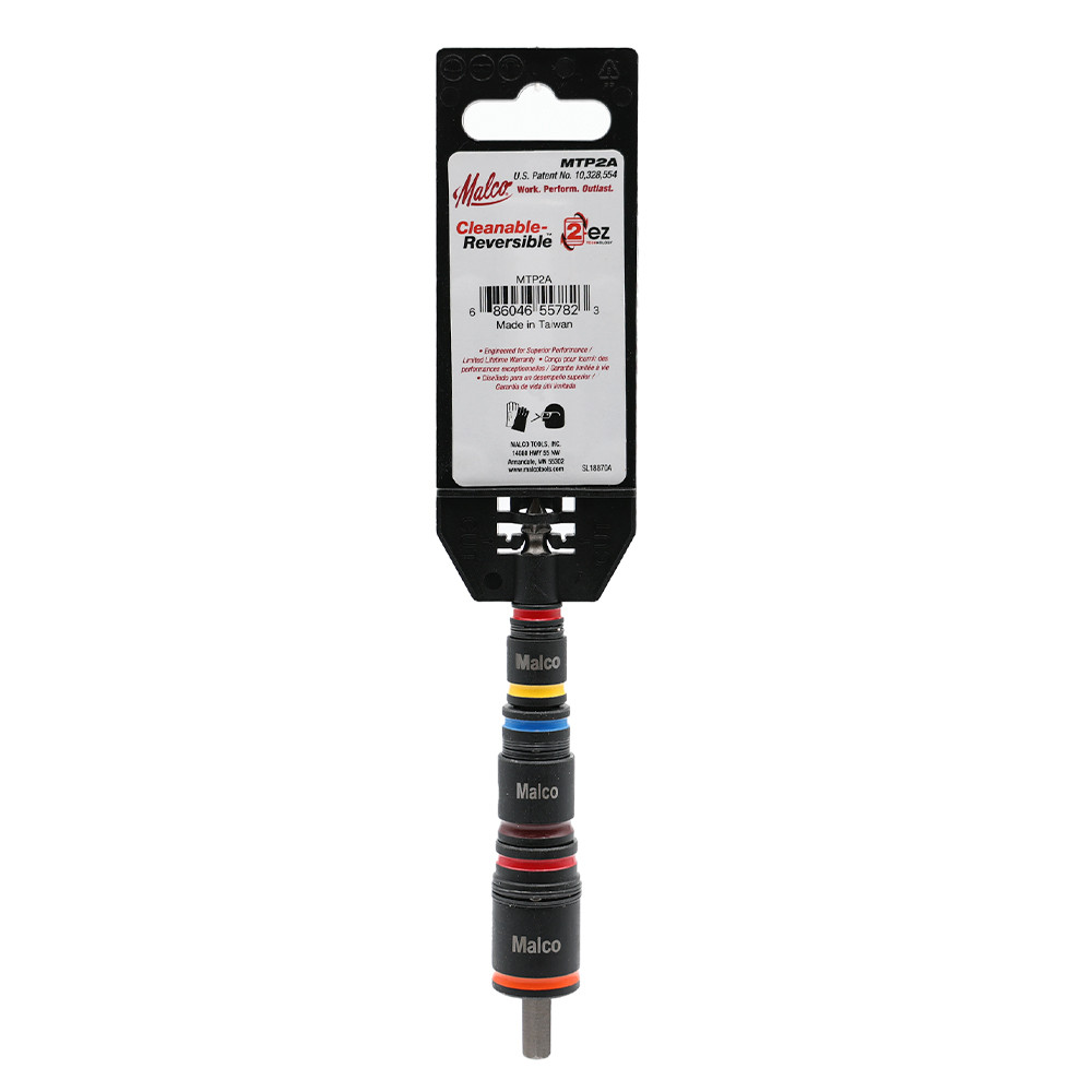 Malco MTP2A 7-in-1 C-RHEX Flip Bit Hex Sockets, 1/4