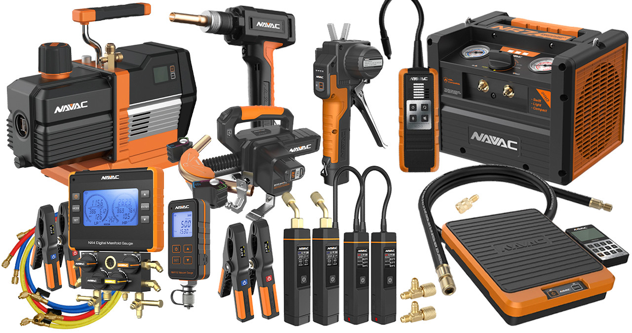 The Complete NAVAC Advanced HVAC Kit by TruTech Tools