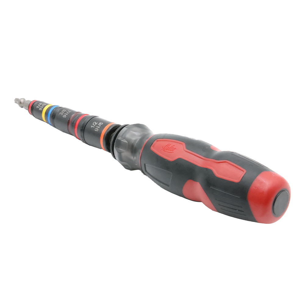 Malco HMTT25A 7-in-1 C-RHEX® Flip Bit Hex Sockets with Premium