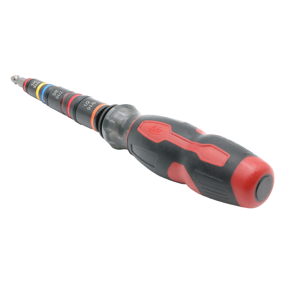Malco HMTP2A 7-in-1 C-RHEX® Flip Bit Hex Sockets with Premium Grip