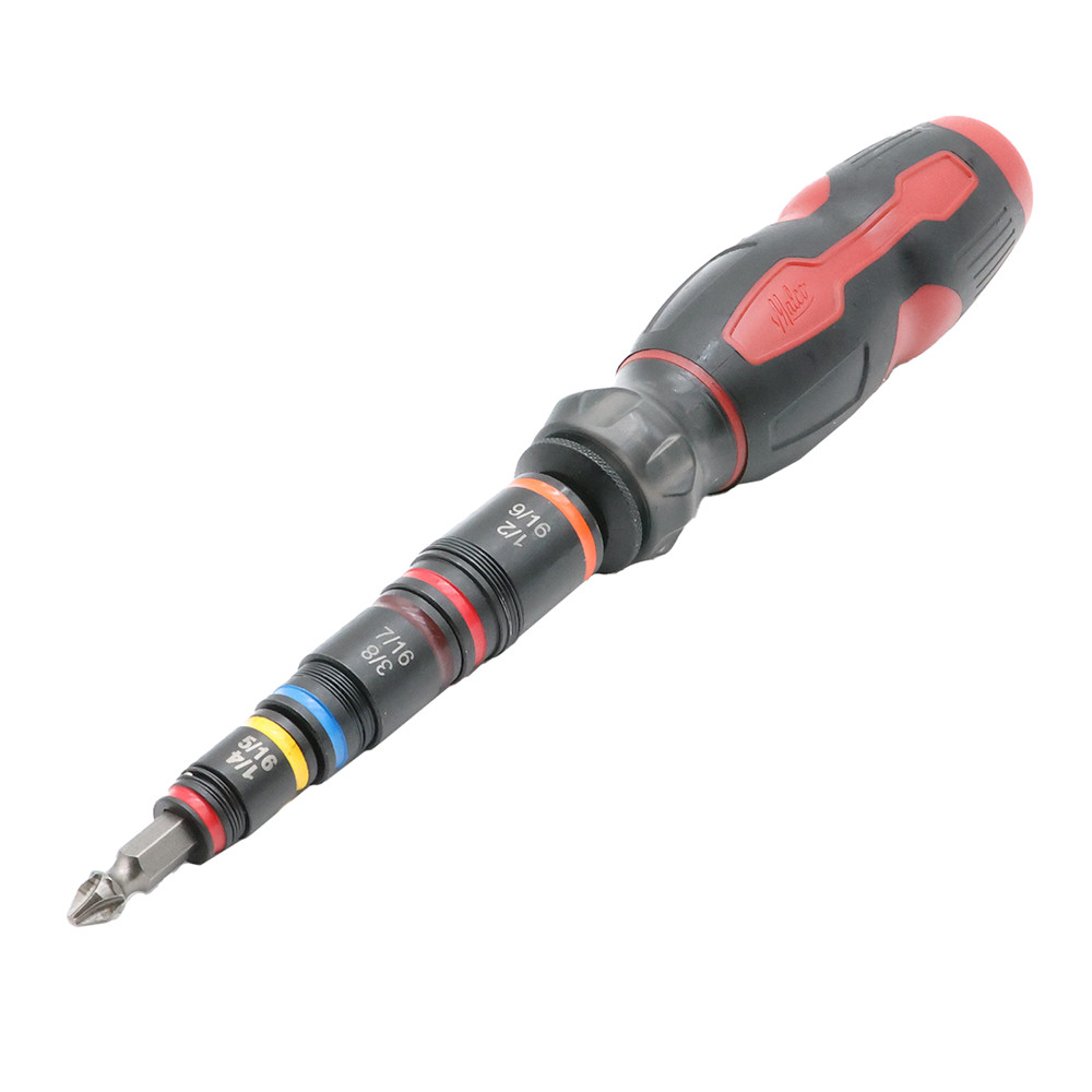 Malco HMTP2A 7-in-1 C-RHEX® Flip Bit Hex Sockets with Premium Grip