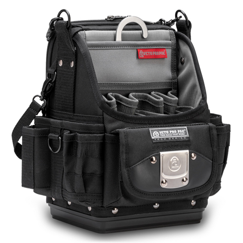Veto Pro Pac SB-LD BLACKOUT Hybrid Tool Pouch and Closed Top Meter Bag