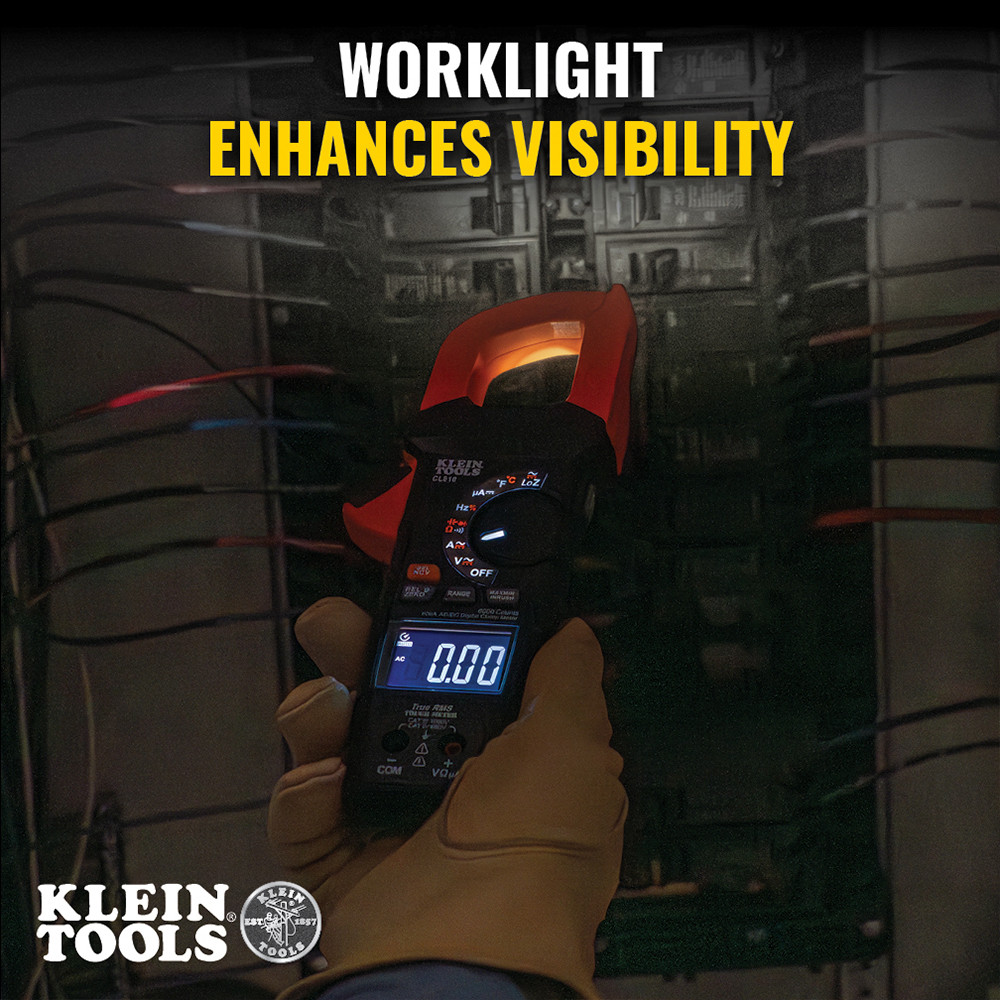 Klein Tools CL810 Auto Ranging True RMS Digital Pro Clamp Meter