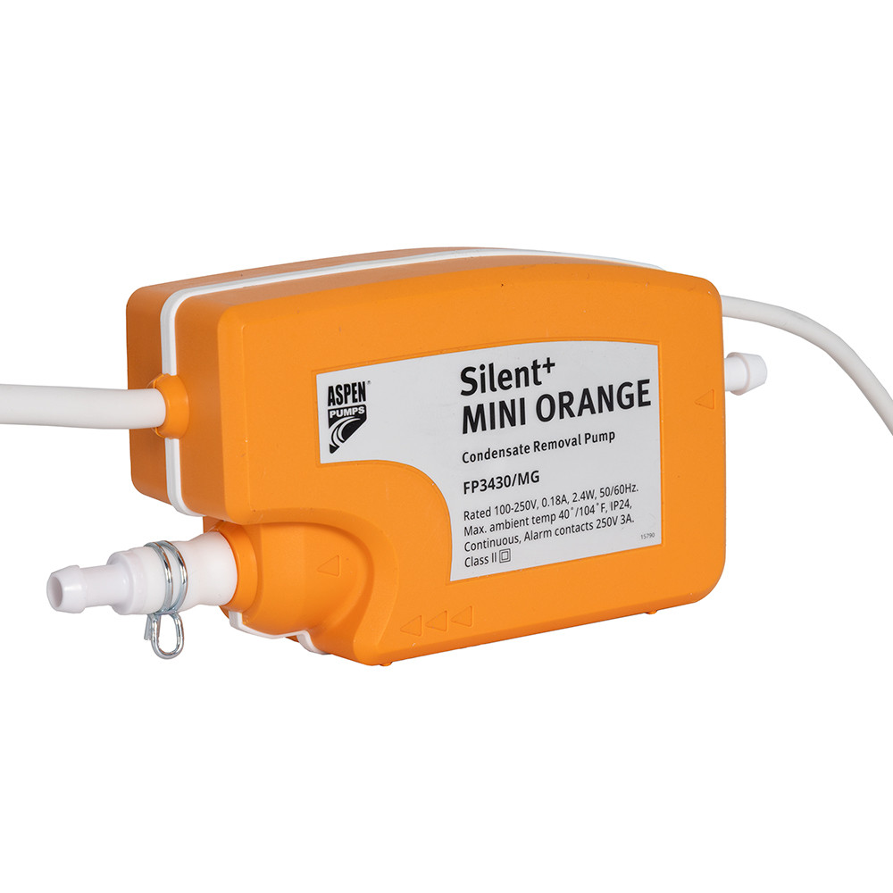 Aspen FP3430 Silent+ Mini Orange Condensate Removal Pump, Gen 5