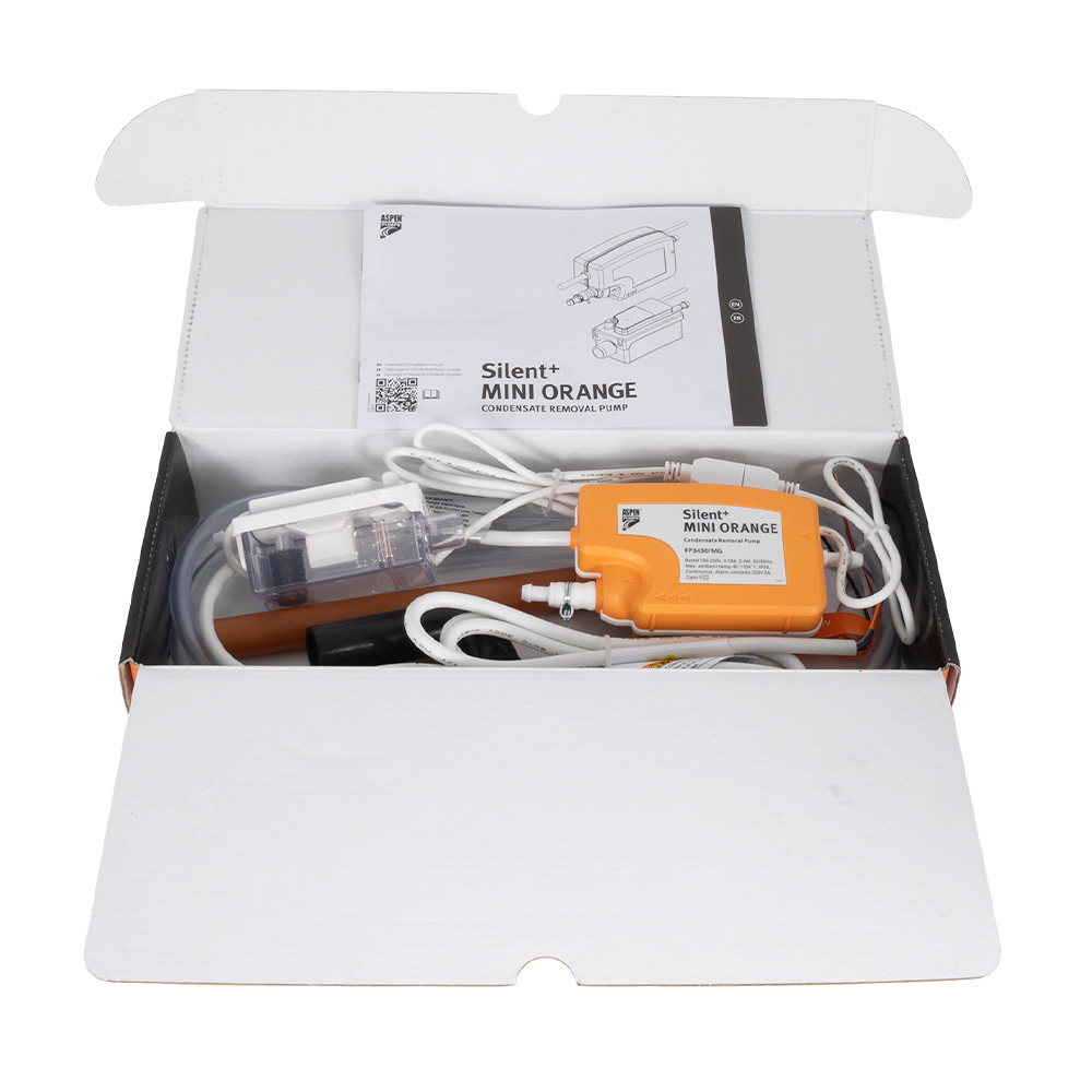 Aspen FP3430 Silent+ Mini Orange Condensate Removal Pump, Gen 5
