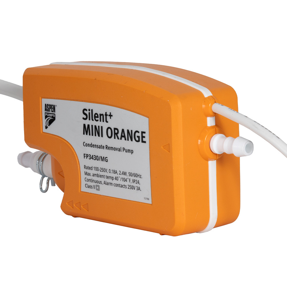 Aspen FP3430 Silent+ Mini Orange Condensate Removal Pump, Gen 5