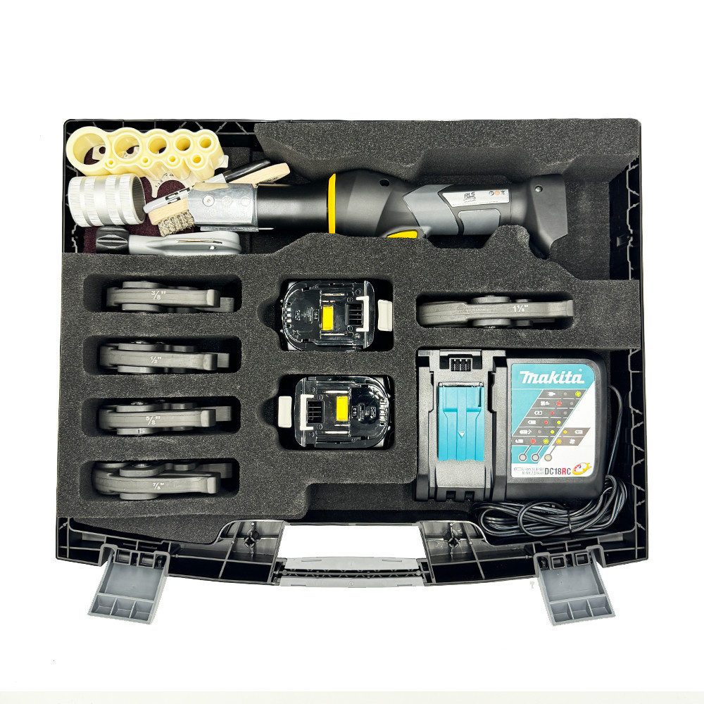 Klauke 19kN HVAC/R Refrigerant Press Tool Kit with 5 RLS Jaws