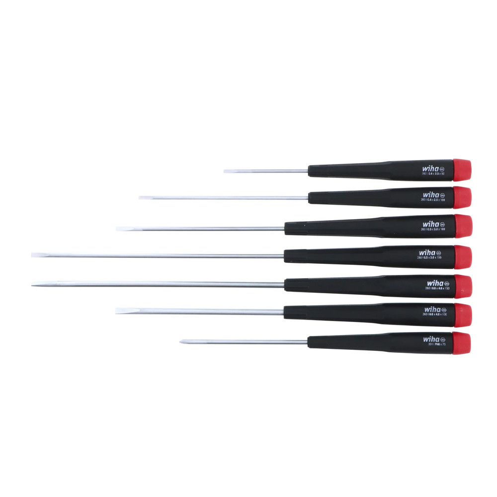 Wiha 26092 Precision Slotted and Phillips 7 Piece Set