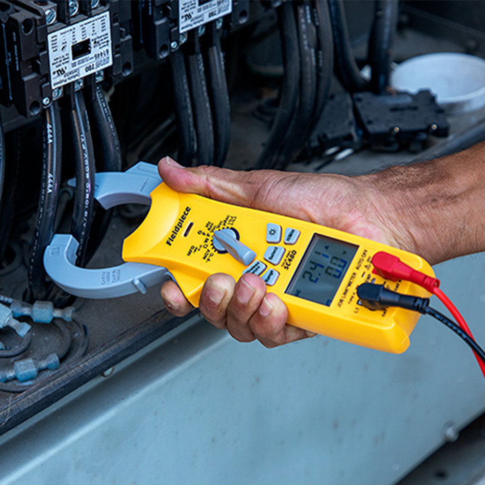 Fieldpiece SC480 True RMS HVAC Power Clamp Meter, Job Link®, 600A