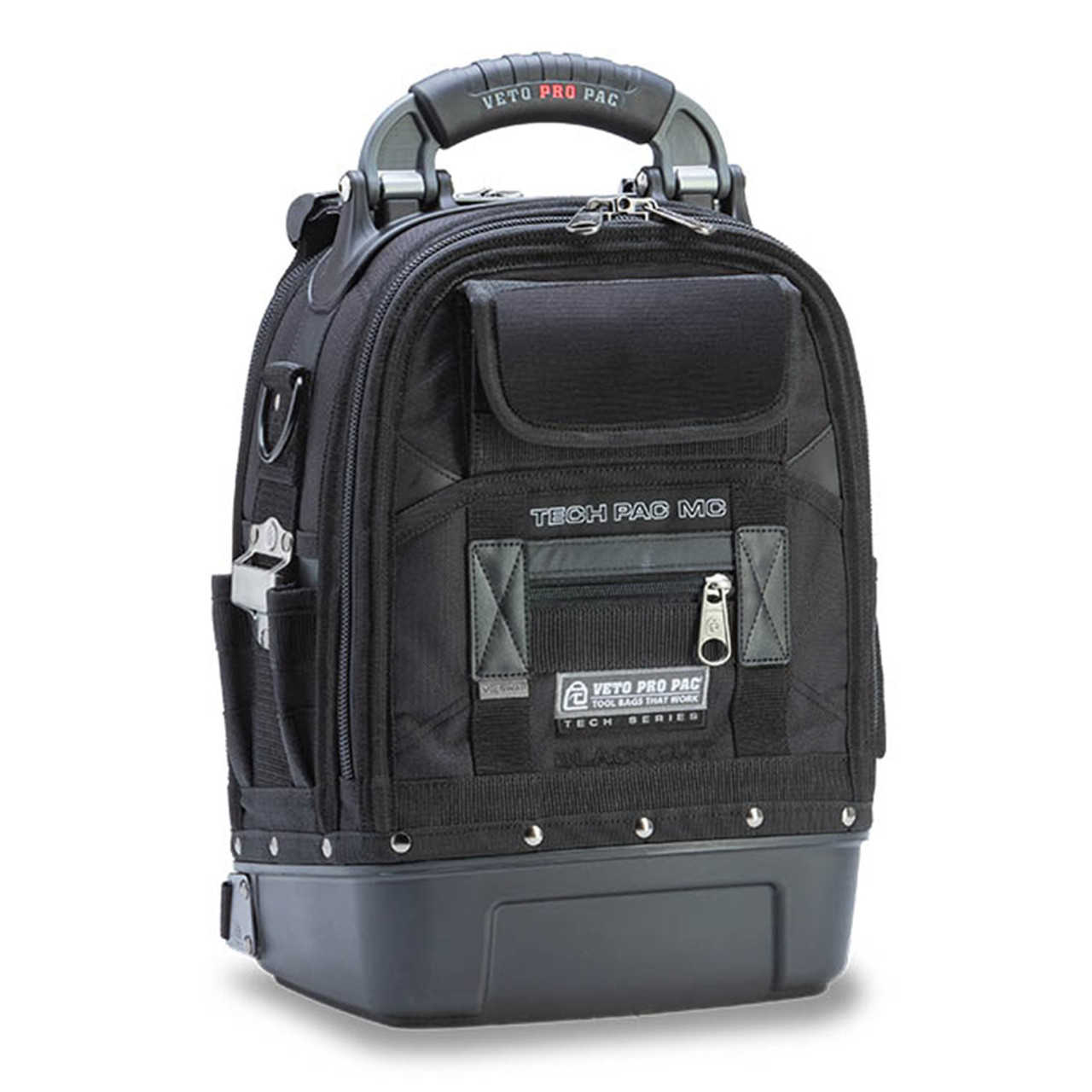 Veto Pro Pac TECH PAC MC Blackout Small Customizable Tool Backpack