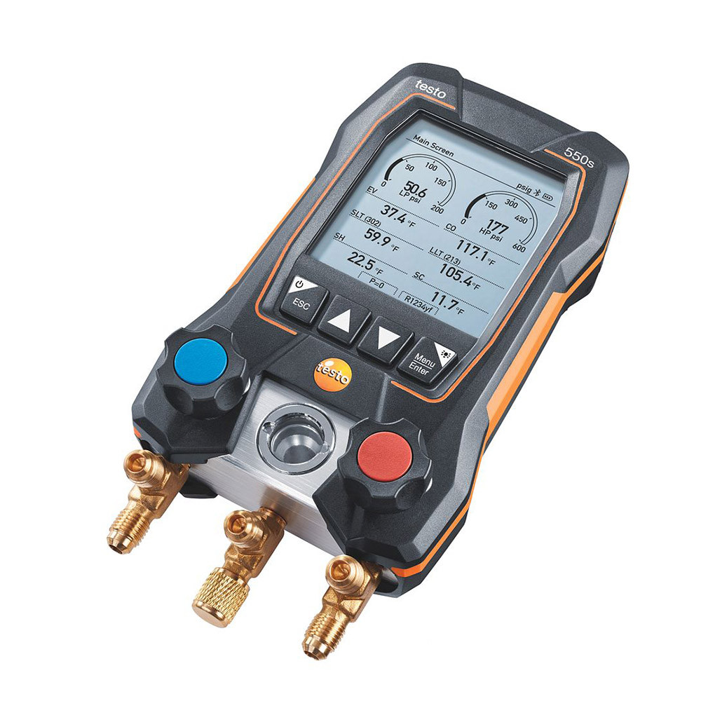 Testo 550s Smart Kit - Smart Digital Manifold with Wireless