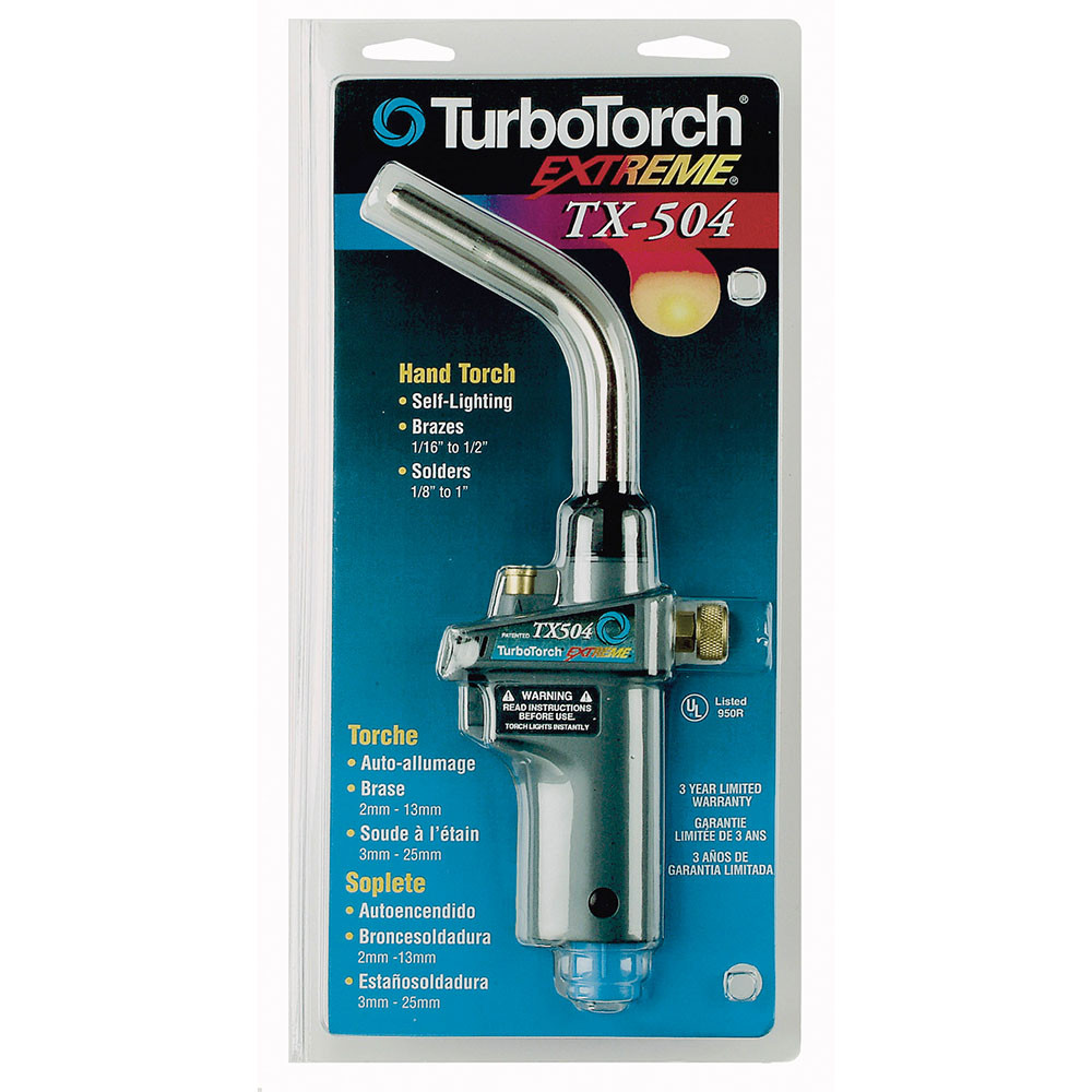 TurboTorch Extreme Self Lighting Torches, TX504 Torch Swirl, MAP