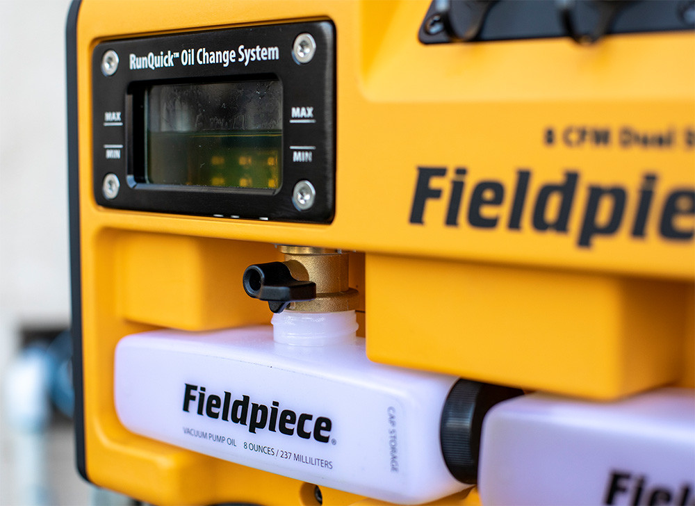 Fieldpiece VP87 Vacuum Pump | 8CFM HVAC Evacuation Pump | TruTech