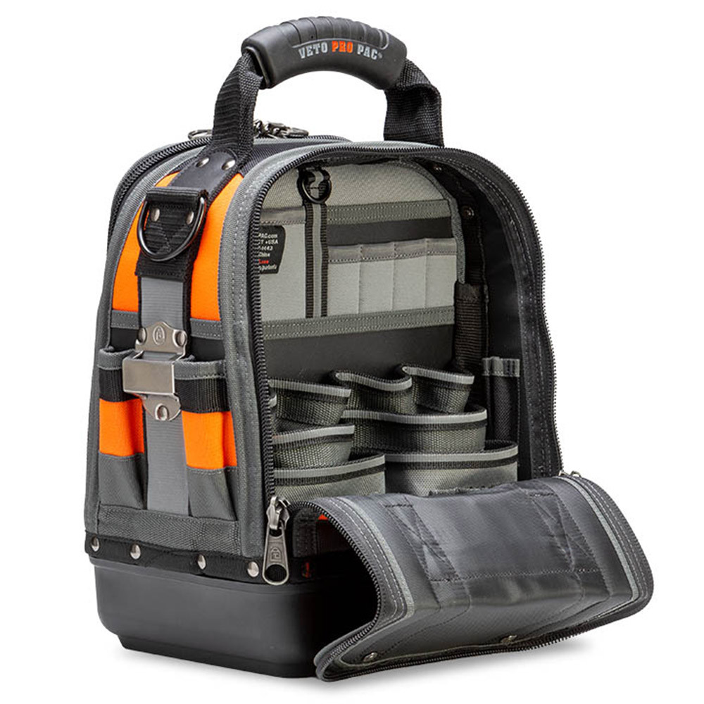 Veto Pro Pac TECH MCT HI-VIZ Orange Compact Tool Bag