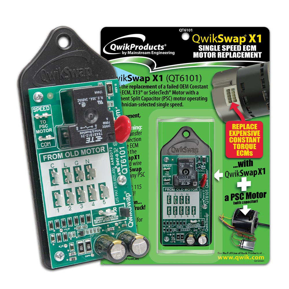 QwikProducts QT6101 QwikSwap X1 Constant Torque ECM Replacement