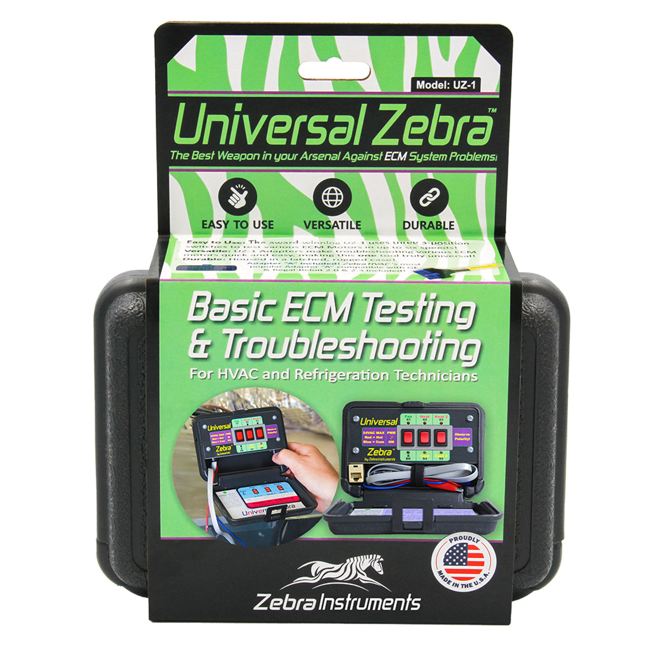 Zebra UZ-1 Universal Zebra ECM Motor Tester and Troubleshooter