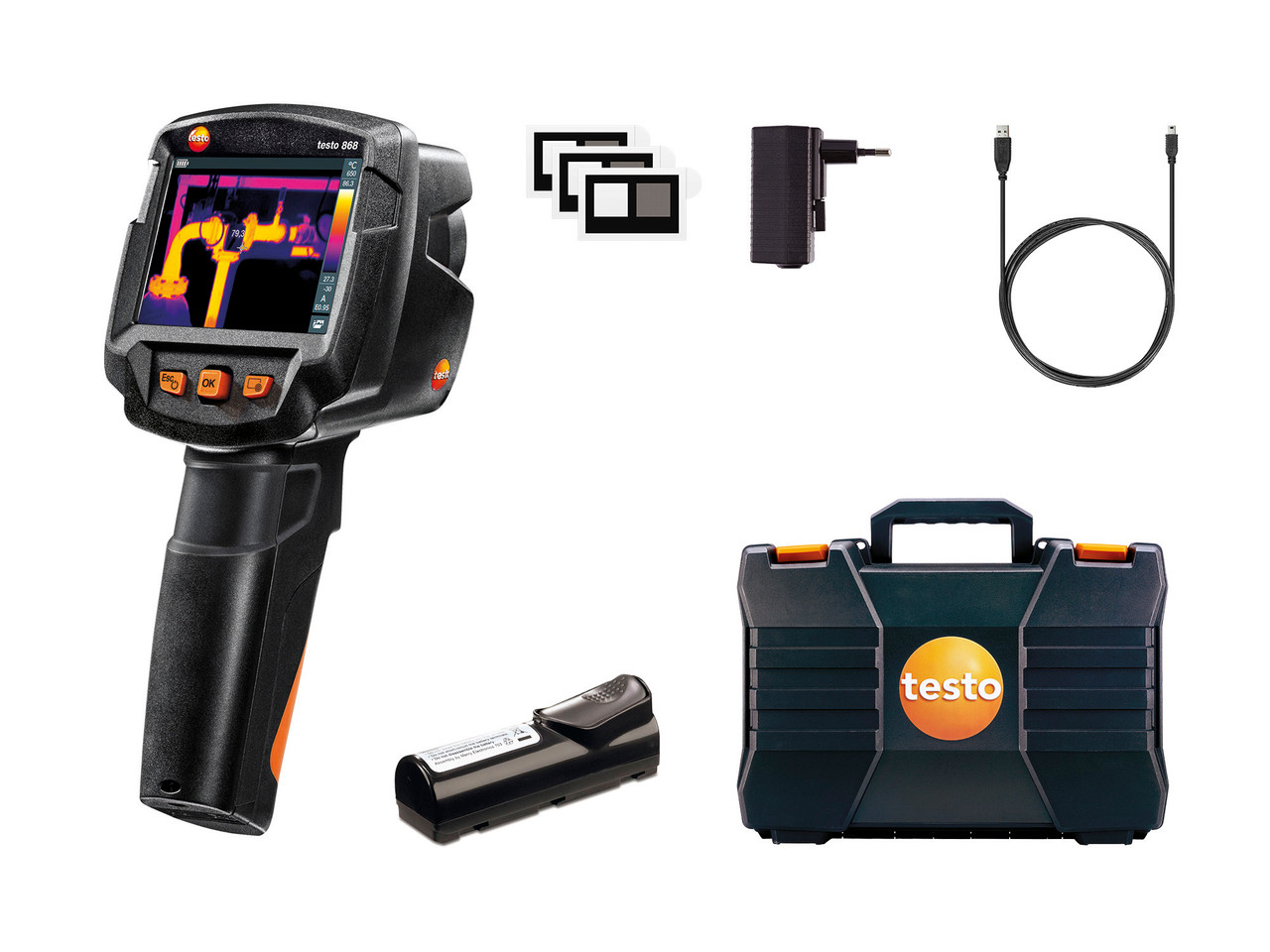 Testo 868s Thermal Imaging Camera 120 x 160 with SuperResolution