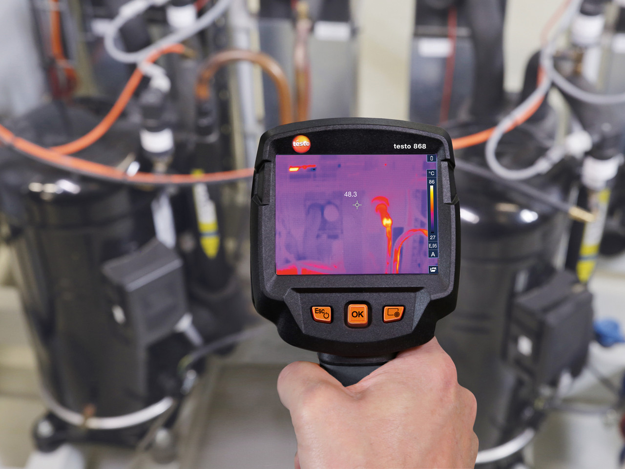 Testo 868s Thermal Imaging Camera 120 x 160 with SuperResolution