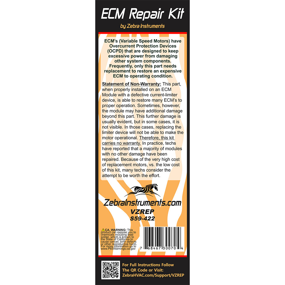 Zebra VZREP ECM Motor Repair Kit