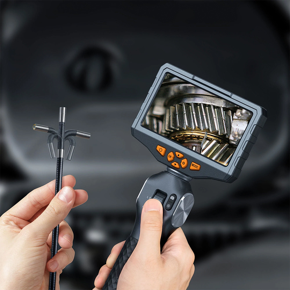 Teslong TD500 Articulating Endoscope Inspection Camera with 5-Inch