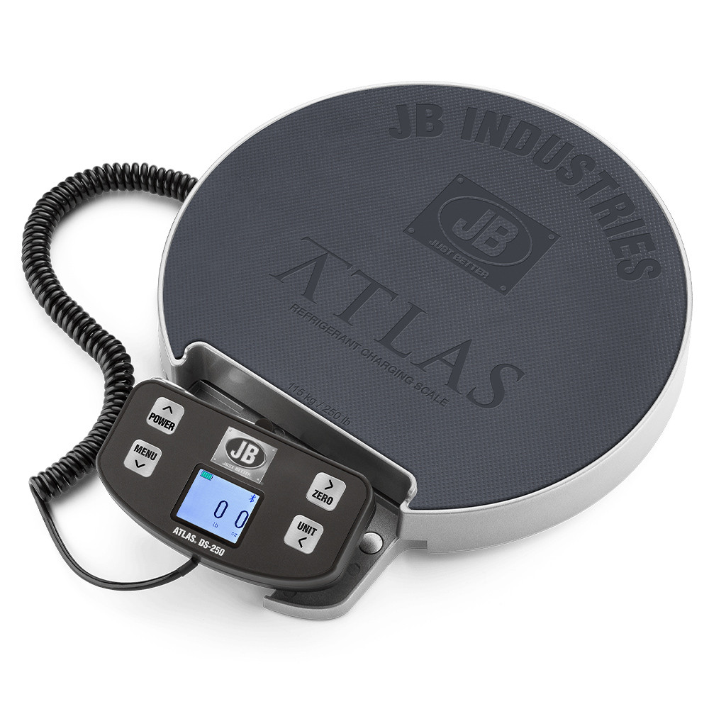 JB DS-250 ATLAS Wireless Digital Refrigerant Scale with Wired Handset