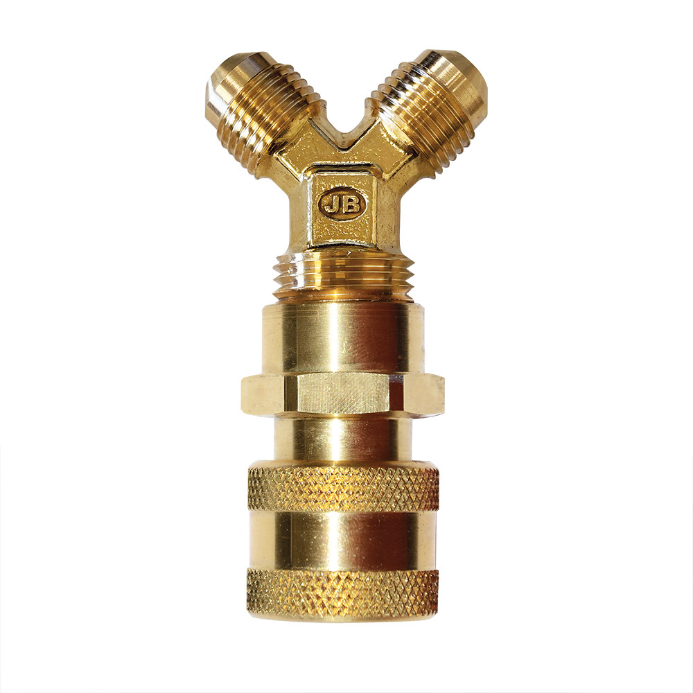 JB QC-206 Y-FORCE Dual High Speed Quick Coupler Connector 3/8 Inch