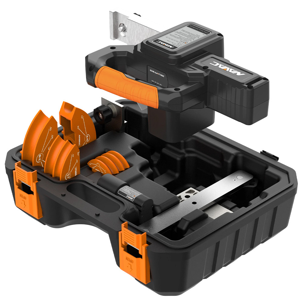 NAVAC NTB7L2 BreakFree Cordless Power Tube Bender Kit with Reverse